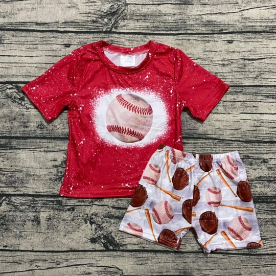 Boys red Baseball set