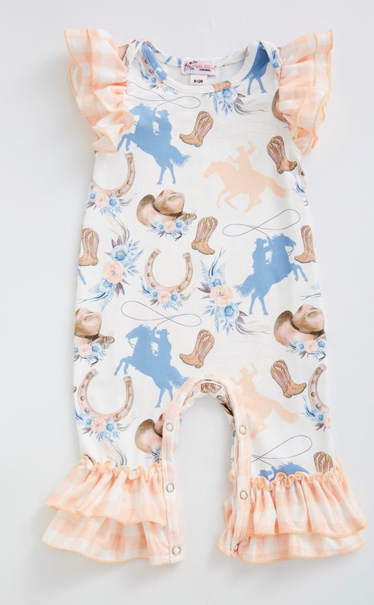 Clover Cottage Horseshoe romper