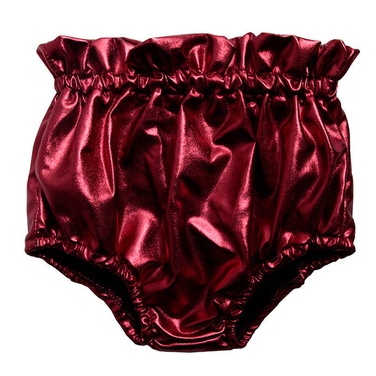 Maroon Metallic bummies
