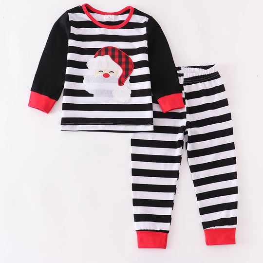 Santa Stripe boy Pj's