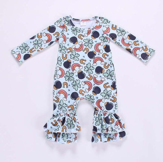 Pot Of Gold ruffle romper