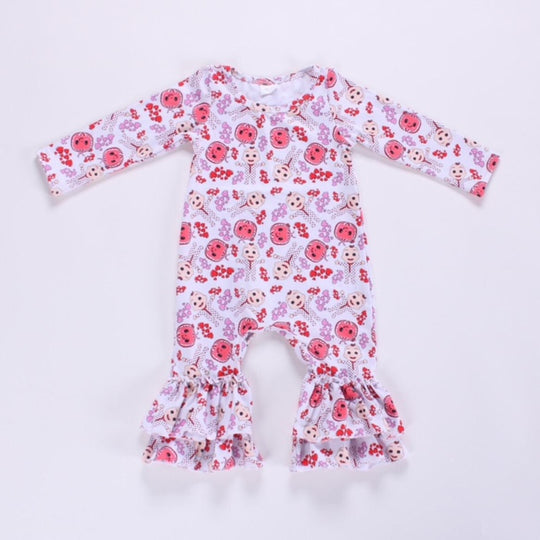 Valentine's day Ruffle romper