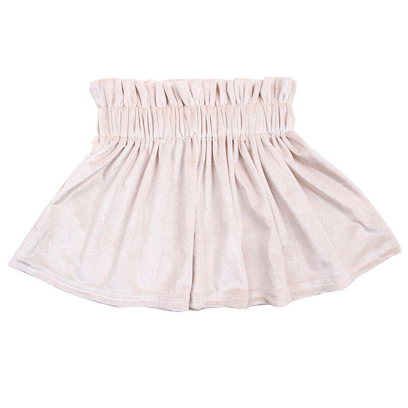 Cream Velvet Skirt