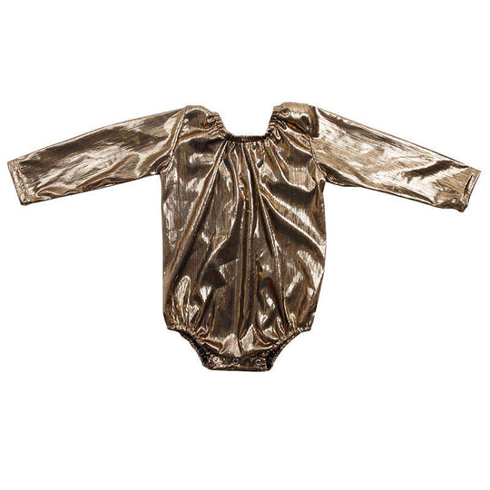 Gold Long Sleeve Sparkle leo