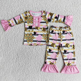 Heart honeybee pj set