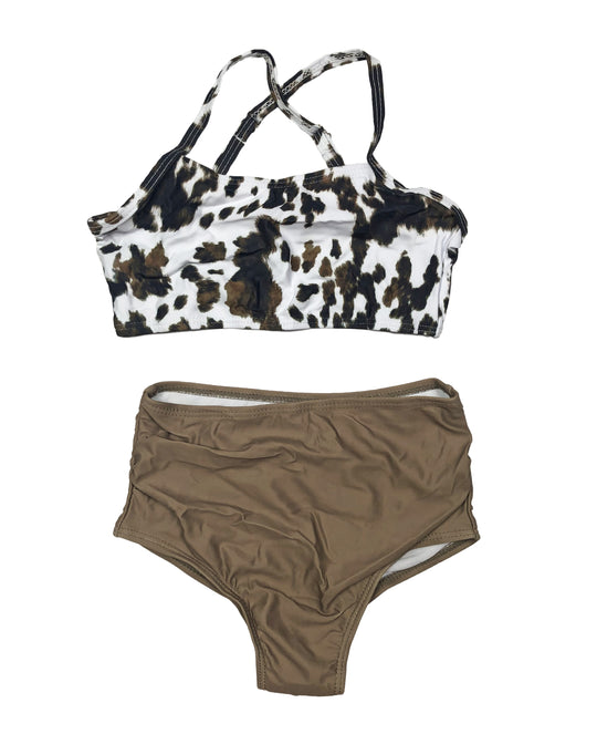 Two Piece cow swimsuit