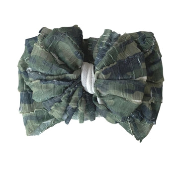 Camo Ruffled Headband