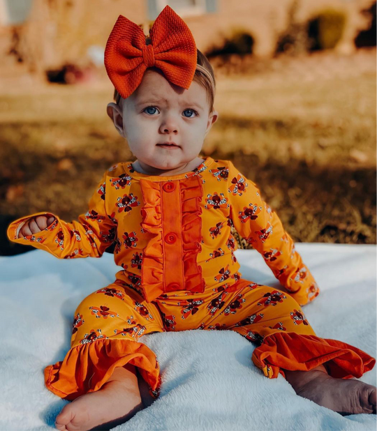 Exclusive Leopard Turkey Romper