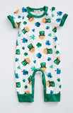 Clover cottage leprechaun romper