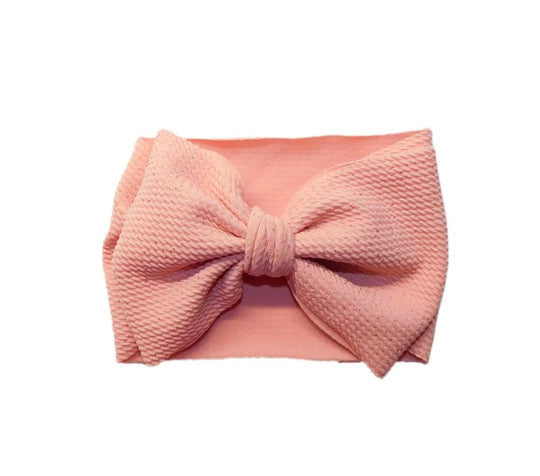 Glitter Pink Headband Bow