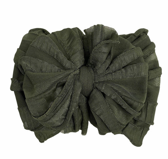 Cedar green Ruffled Headband