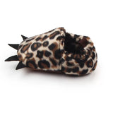 Leopard slippers 0-6 Months