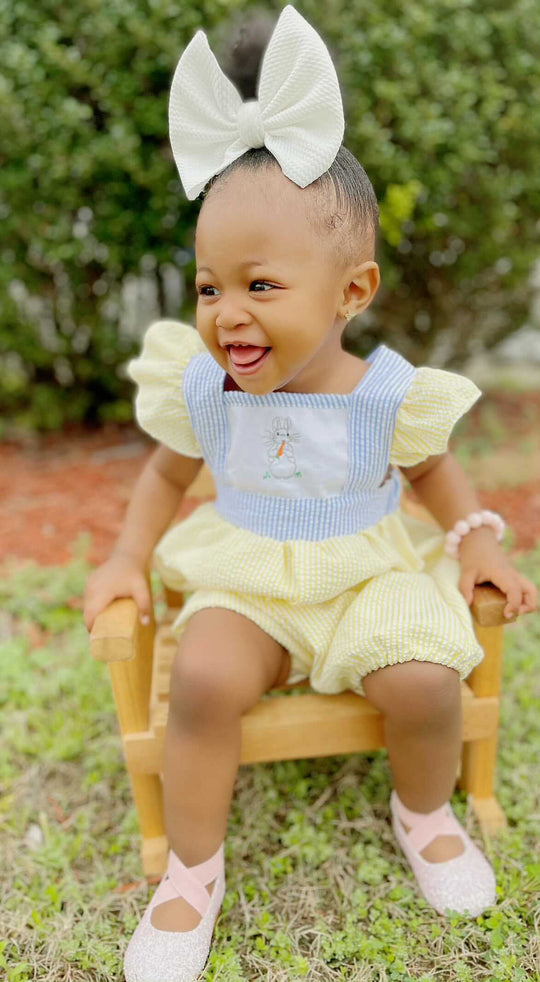 Yellow Bunny Romper
