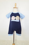 Clover cottage baseball bat romper