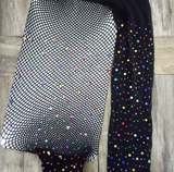 Black Multi bling tights