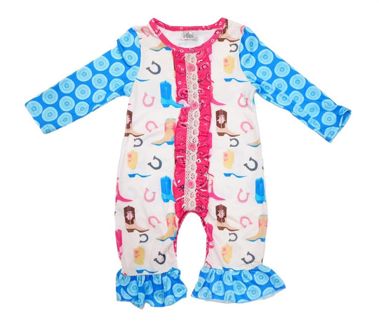 Western Boots romper