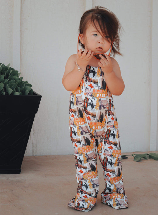 Howdy babe halter romper