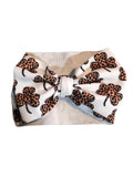 Leopard shamrock classic bow