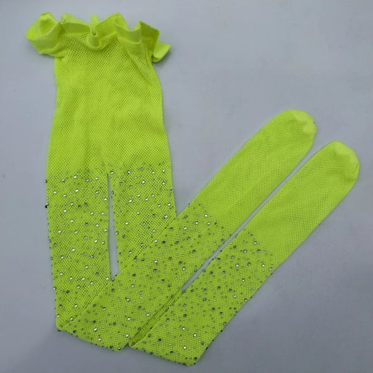 Bling Tights- Neon yellow