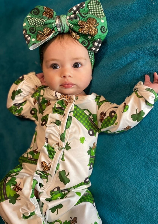 St Patricks day footie sleeper