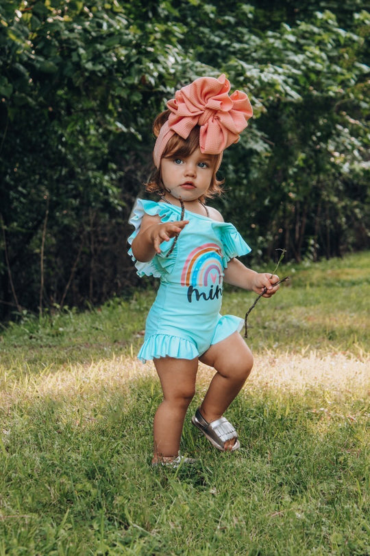 Light blue Mini swimsuit