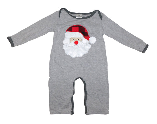 Gray Santa Romper