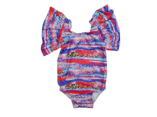 July 4th brushstroke flutter leo