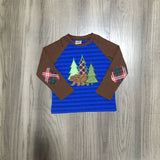 Baby Boy Christmas Tree Shirt