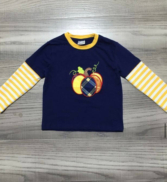 Pumpkin shirt( with glitter)