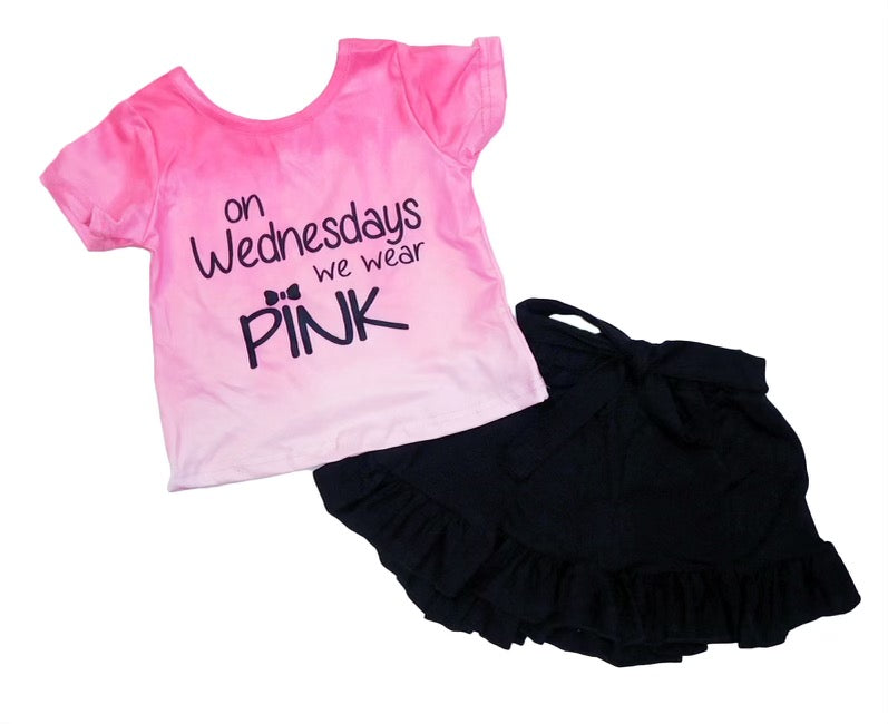 On Wednesdays we wear pink set