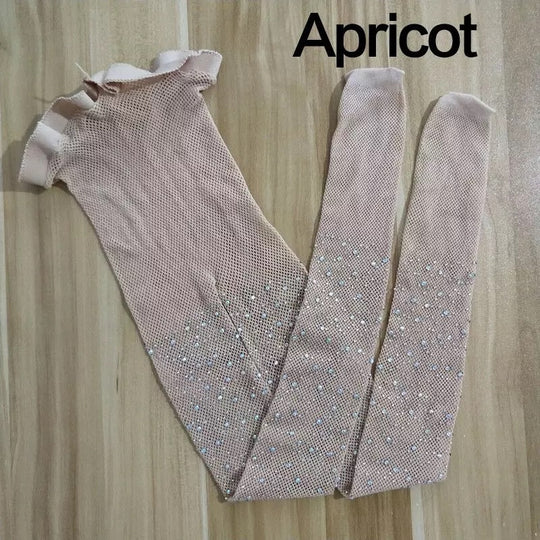 Bling tights- Apricot