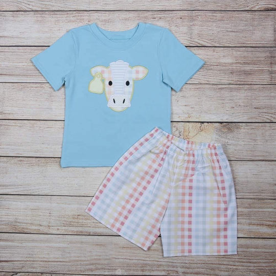 Blue Boy Cow set