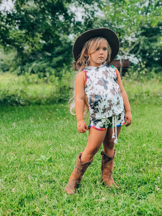 Cow Serape two piece set