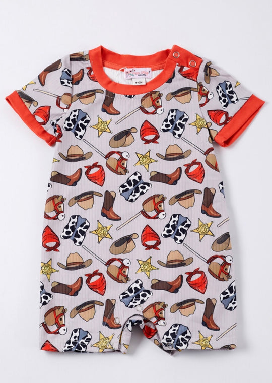 Clover Cottage hobby horse romper