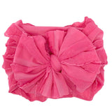Candy pink Ruffled Headband
