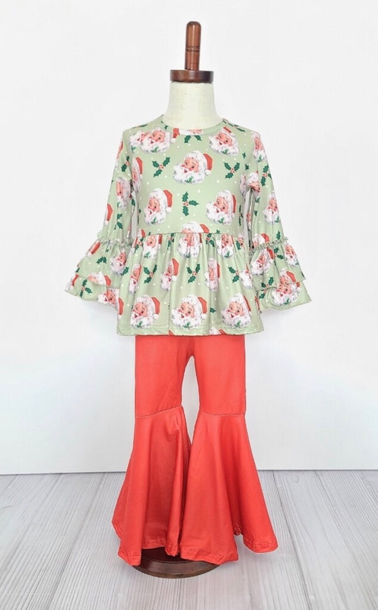 Clover Cottage sage santa Set