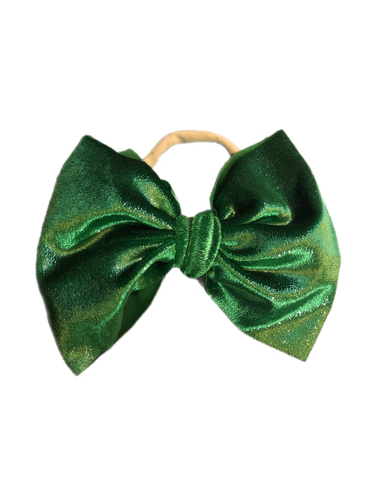 Velvet green shimmer nylon