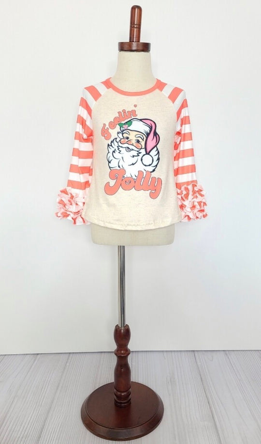 Clover Cottage Feelin jolly Raglan