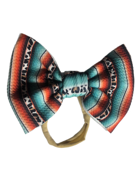 S leop Nylon Bow