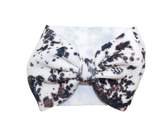 Dark brown Cowhide bow