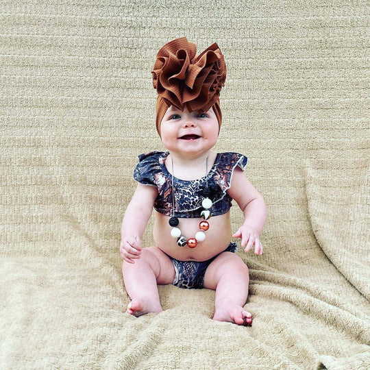 Two Piece snake & leopard swimsuit