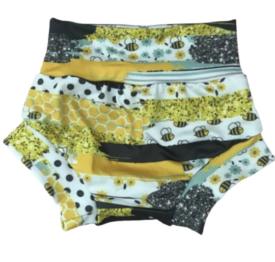 Bee brushstrokes bummies