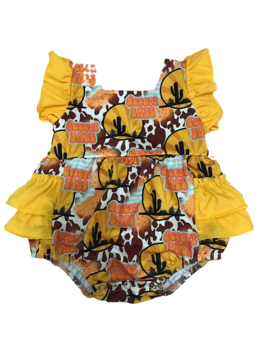 Desert babe bubble romper