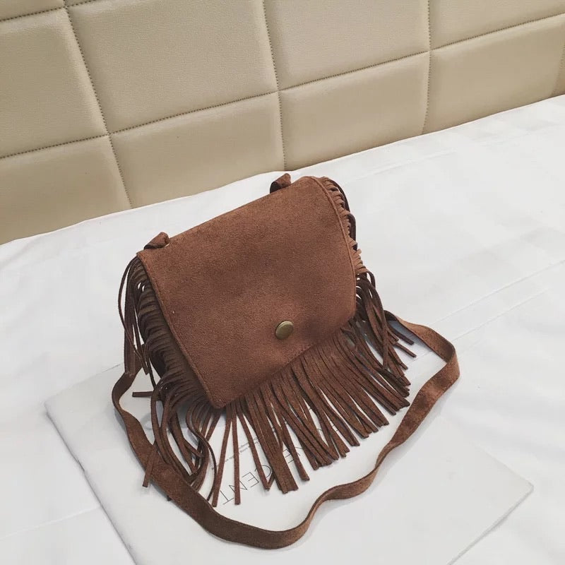 Brown Fringe purse