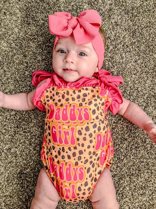 Daddy’s girl bubble romper - runs small