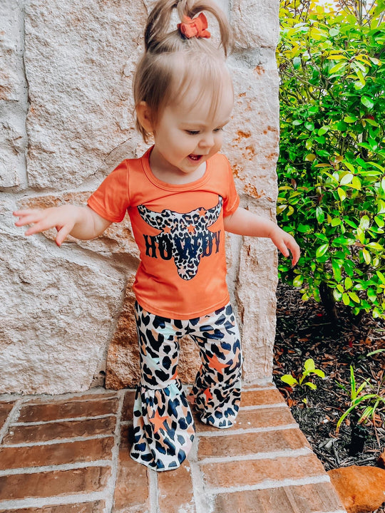 Leopard and orange Howdy set