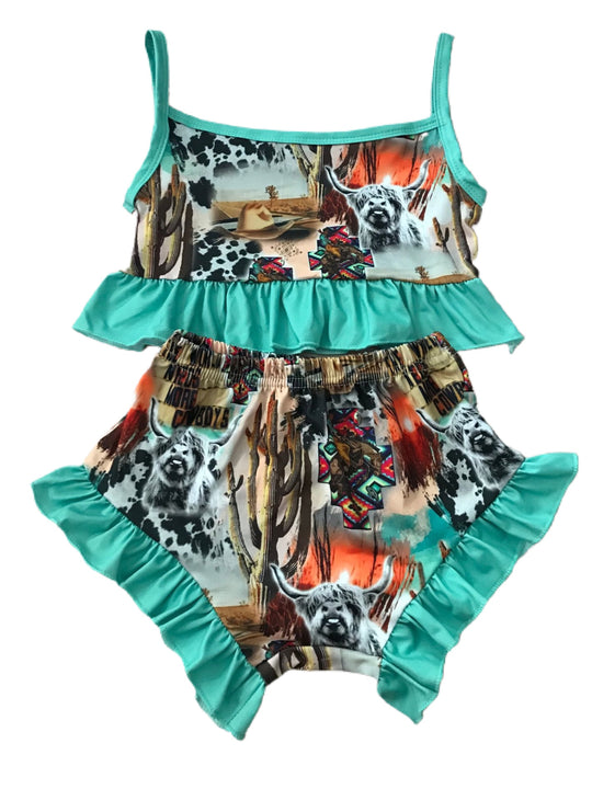 Western collage crop set- RUNS BIG