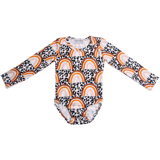 LBB EXCLUSIVE Boho Leopard rainbow Long sleeved leo