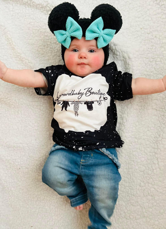 Leopardbaby bleached T shirt