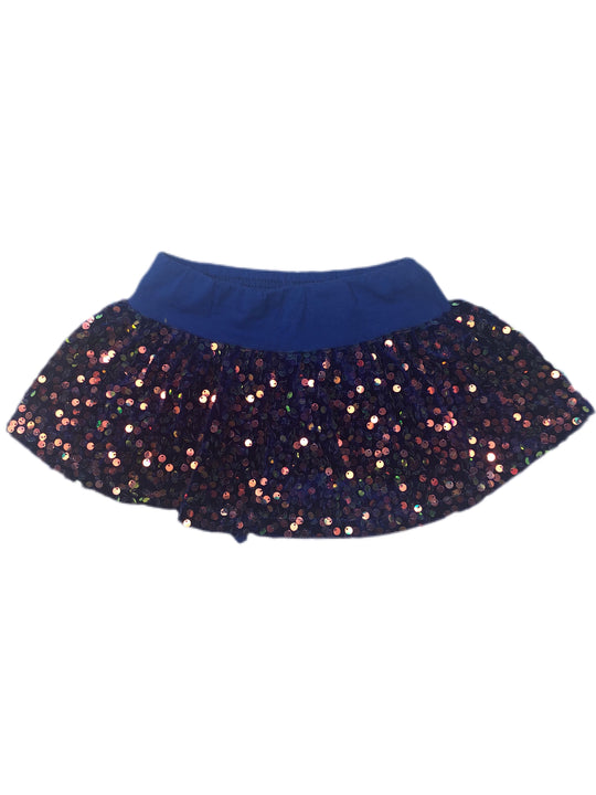 Blue Skirted sequin Bummie